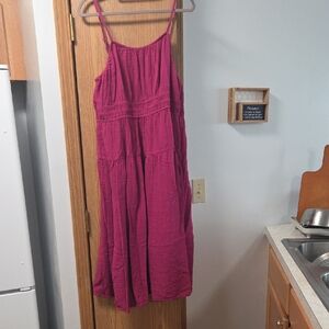 Old Navy Fuchsia Sleeveless Dress